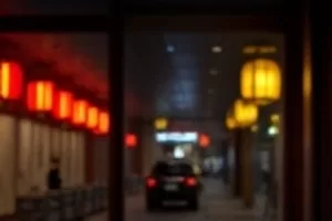 午夜场公开版权短片《夜航灯塔》灯塔光束画面