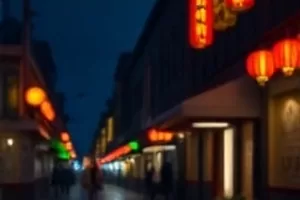 《雪落无声》冬季专题雪夜路灯画面