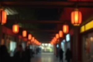《雨停之前》城市短片雨夜街口画面
